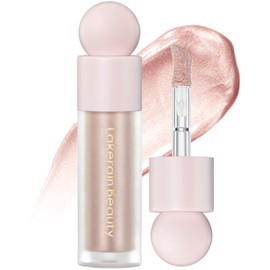 Erinde Maquillaje Iluminador Líquido, Iluminador en Crema, Iluminador Facial con Luz Natural, Iluminador Líquido Iluminador, Gotas de Brillo Corporal, Acabado Húmedo #03