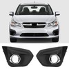 Fog Light Lamp Bezel, 1 Pair Fog Light Bezel Automobile