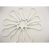 30pcs of Quality White 20mm Calabash Shape Safety Pin Pear