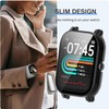 Compatible for P66D, P66ED Smart Watch Case, Blueshaweu Hard PC