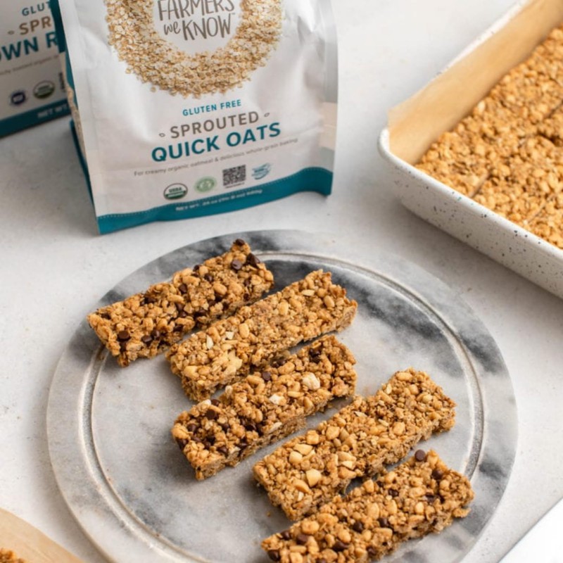 One Degree Organic Foods, Gluten Free, Sprouted Quick Oats, 24oz,