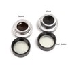 2 in 1 Black and Brown Gel Eyeliner Set Water