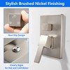 SKOWLL Shower Valve Wall Mount Shower Mixer Control Kit 3