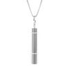 XP Design Portable Pill Case Necklace Pendant Keychain Aluminum Stainless