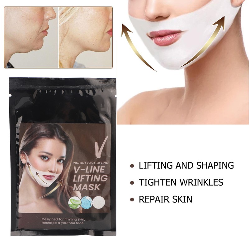 5pcs V Line Lifting Mask 2 Pairs Eye Mask Firm