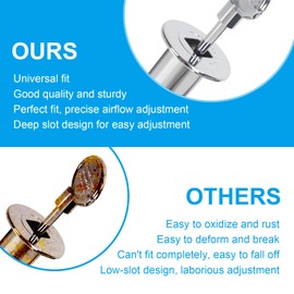 MOASKER 2 Pieces Universal Gas Fireplace Shut Off Valve Key for Natural Gas Fire Pit Accessories, Gas Fireplace Key Gas Shut Off Tool for 1/4" and 5/16" Turn Ball Valve - 8 Inches