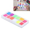 Neon Watercolor Paint Set 12 Colors Fluorescent Solid Art Supplies