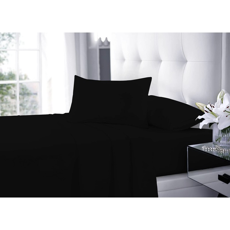 Fitted Bed Sheet With FREE MATCHING 2 X PILLOW CASES