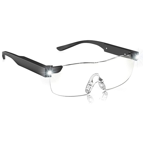 OKH Lupas con luz, 200% lentes de aumento, luces LED