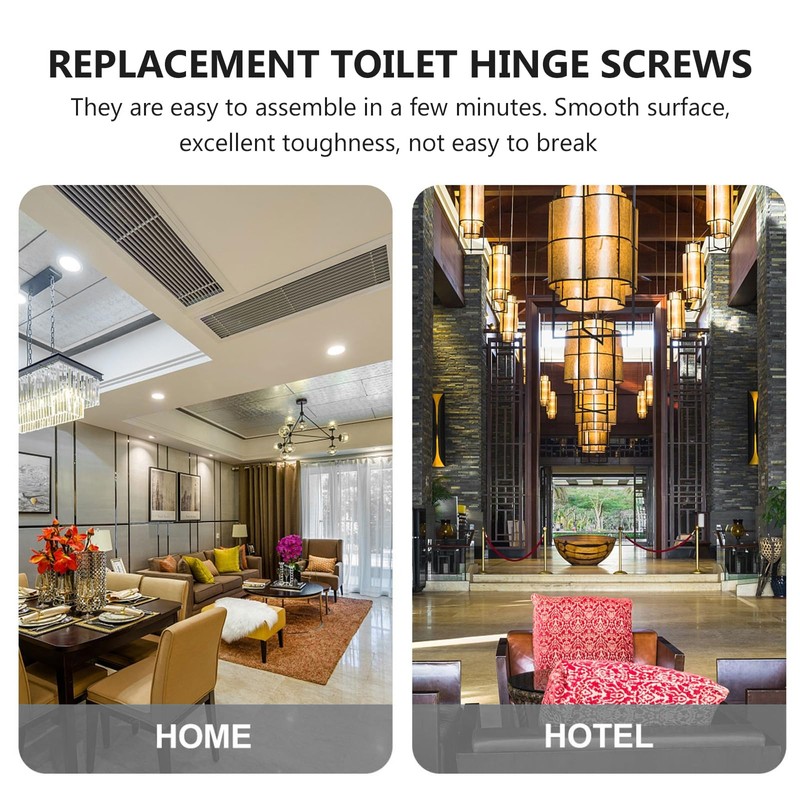 Veemoon Tornillos De Anclaje Para Asiento De Cubierta De Inodoro