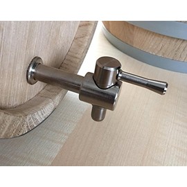 MAAJ Metal Tap Replacement Pipe for Wine Barrels 1 + 2 + 3 + 5 + 10 Liter