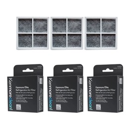 What's Up? 469918 KENMORE Elite 3pk Refrigerator Air Filter Replacement Part Replaces ADQ73214402, ADQ73214404, ADQ73214405, ADQ73214406, ADQ73214408