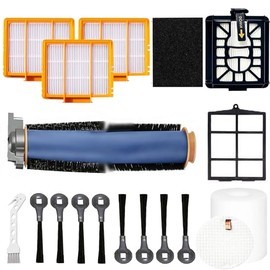 Replacement Parts Compatible with Shark AV2511AE AV2501S AV2610WA AV2501AE RV2502AE RV2610WA RV2520 AV2510 Accessories Kit with Main Brush,Filters,Foam Filters,Primary Filter,Side Brushes