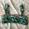 Dippin' Daisy's Nwt Dippin' Daisy's green Tropical Bikini Top Size