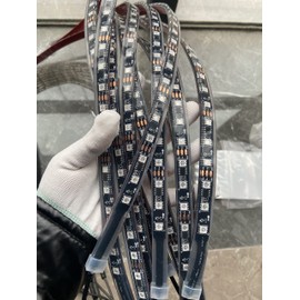 Tzvmny 6PCS 1FT 30CM Single Row Dream Color Chasing Flow Illuminated LEDs for Polaris Slingshot Motorcycle Car Truck Underglow Strips Lights Bluetooth Remote Control