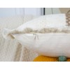 DRNOU Neutral Accent Burlap Lumbar Pillow Covers 12 x 20,Cute