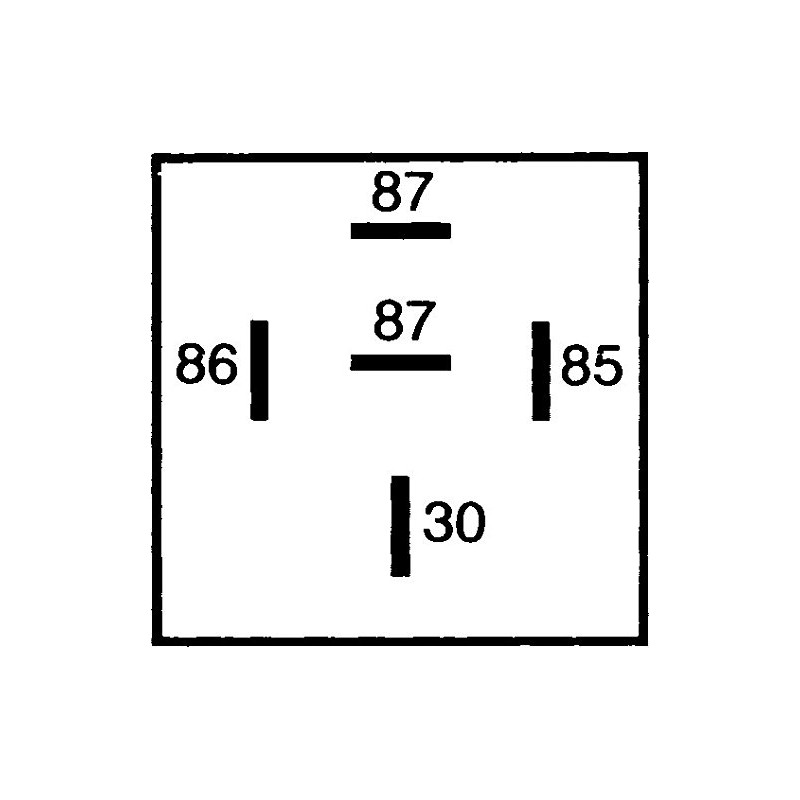 933791061 Relay 12V 40A SPST D87 BKT
