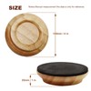 4pcs Hardwood Upright Piano Caster Cups Set of Oak Furniture