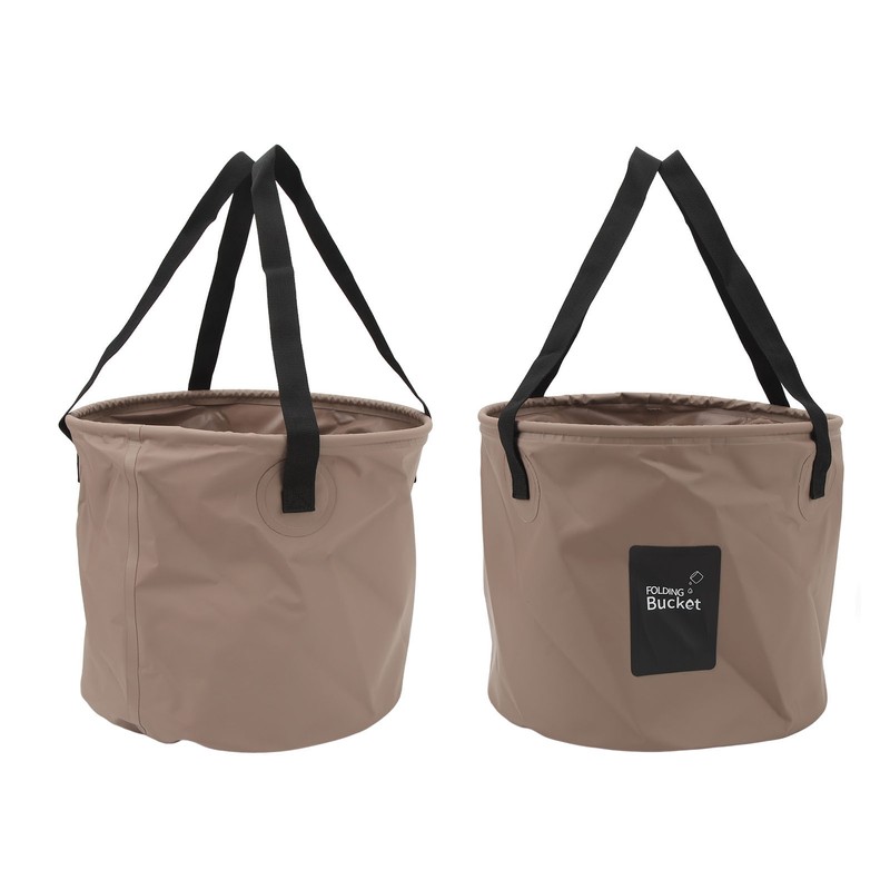 20L Portable Camping Bucket PVC Folding Water Bucket High Capacity