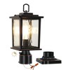 ZILLSEA Dusk to Dawn Outdoor Post Light, Oil-Rubbed Bronze Pole