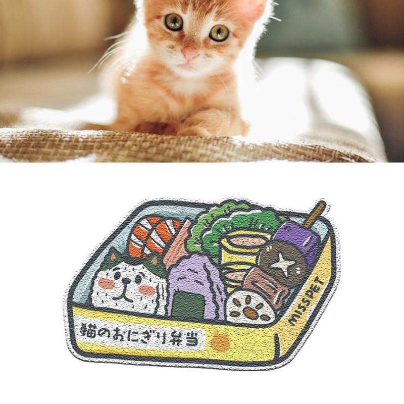 Cat Litter Mat Prevent Slip Cute Shape Soft Environmental Protection