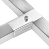 M METERXITY 4-Pack Structural Pipe Connector, Square Tubing T Clamps