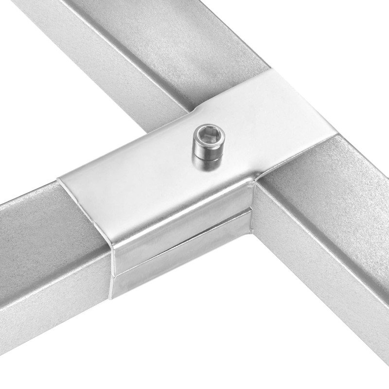 M METERXITY 4-Pack Structural Pipe Connector, Square Tubing T Clamps