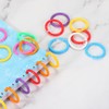 PATIKIL 1.1" Loose Leaf Binder Rings, 210Pcs Binder Ring Book