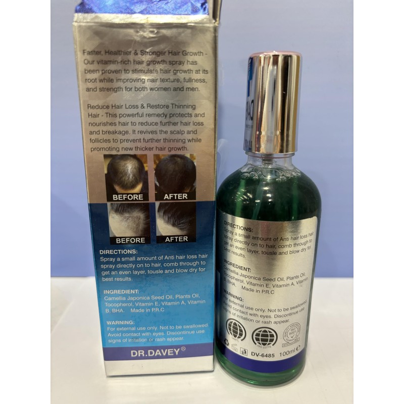 DR.DAVEY Hair Growth Serum, Anti Hair Loss Spray