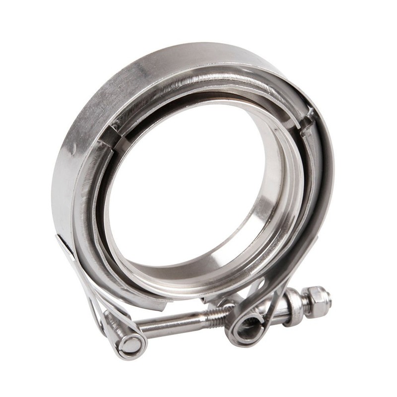 3" Inch V Band Clamp Exhaust Turbo with CNC Flanges