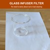 Glass Teapot Stovetop Safe, Heat-Resistant Clear Teapot with Removable glass
