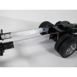 JP garage Aluminum 4 7/8 inches Frame Extension Tamiya R/C 1/14 Knight King Grand Hauler