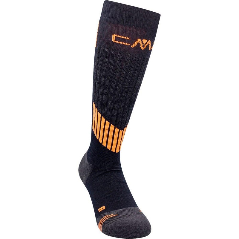 CMP - Ski Sock Graphene, B. Blue-Arancio, 43/45