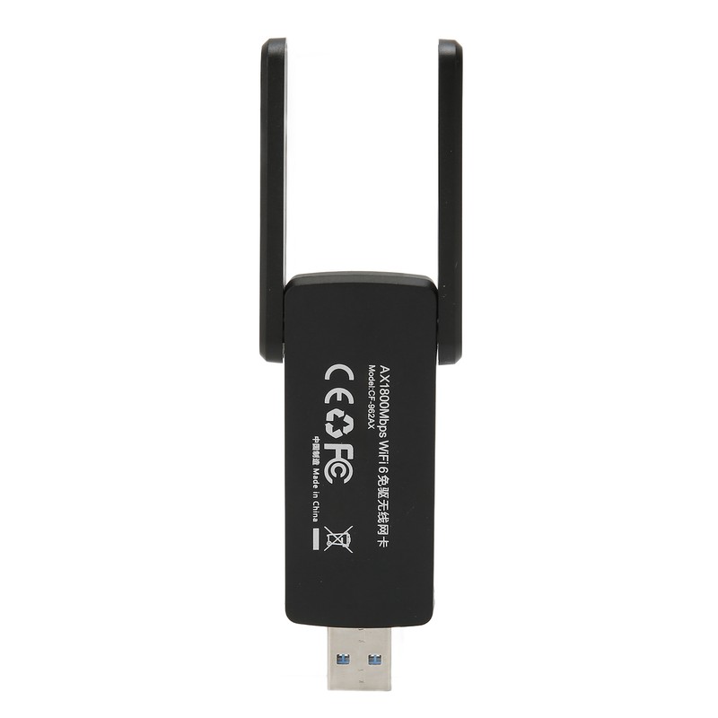 WiFi 6 Adapter AX1800M 5Ghz/2.4Ghz USB3.0 High Gain Antenna Plug