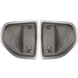 Tow Mirror Turn Signal Indicator Lights For Dodge Ram 2010-2017 Smoked LED White