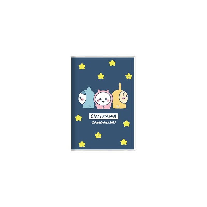 Sunstar Stationery Chiikawa 2025 Notebook, Monthly B7, Pajamas, S2958511