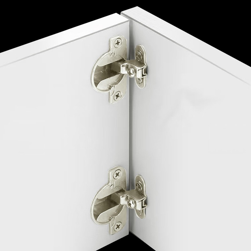 2 PCS Adjustable Cabinet Hinges – 97-Degree Rotating Axis Hidden
