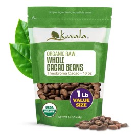Kevala Granos De Cacao Orgánico Kevala 454 G - Sin Azúcar