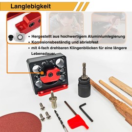 Dowel Maker, Adjustable Dowel Jig Wooden Dowel and Round Rod Maker