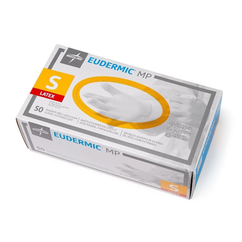Medline Eudermic MP 12" High Risk Exam Gloves, Small