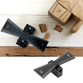 Dovetail Marker,Wood Joints Gauge Marking Jig,Dovetail Guide Tool,with Scale 1:5/1:8,for Carpentry Woodworking Wood Projects Craft