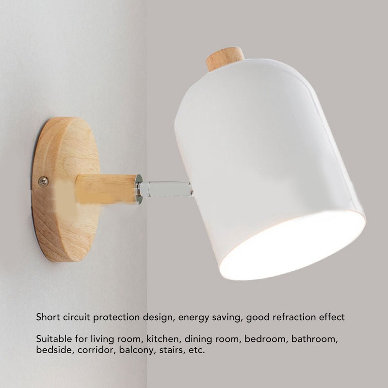 Wall Lamp Nordic Simple 180 Degree Adjustment Wall Light Fixtures