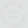 MaxMark Notary Seal Round Embosser for Alaska State - Includes