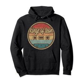 Musician Leons King Cassette Retro Circle 2000s Rock Vintage Pullover Hoodie