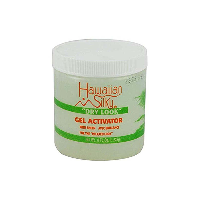 Hawaiian Silky dry look gel activator 8 fluid ounce, Green,