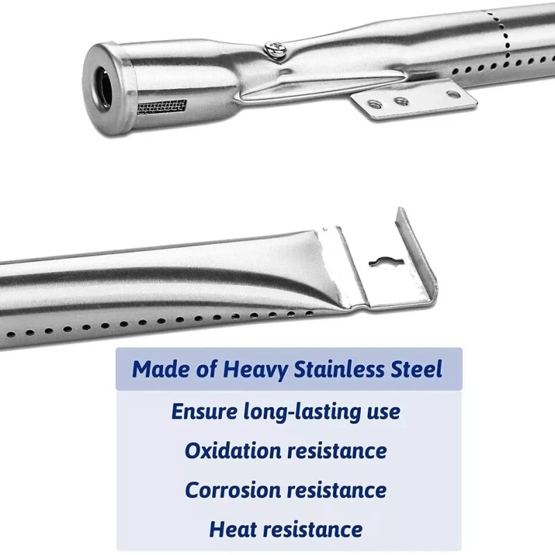 See Description Stainless Steel Grill Burner Tubes Replacement for Gas