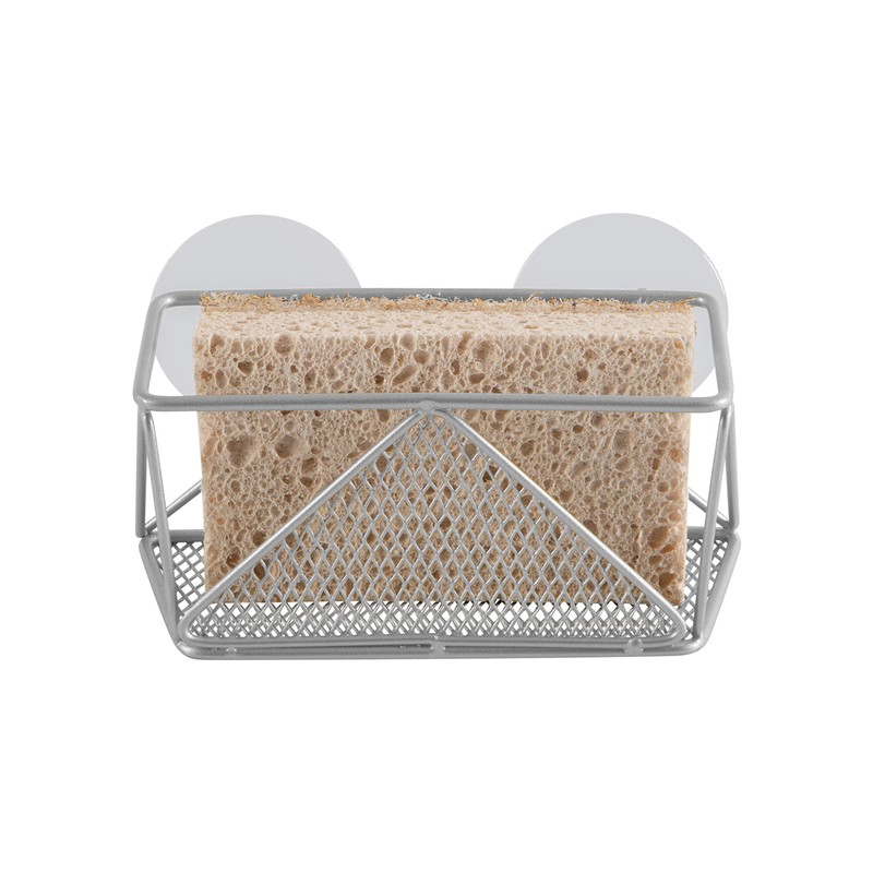 Kitchen Details Geode Suction Cup Sponge Holder | Durable Iron