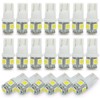 JKLcom T10 194 LED Bulbs 20 Pack, White, Vehicle Light