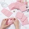 nbeads Pack of 24 Pink Microfibre Jewellery Bags, Cosmetic Bag,