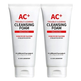 W. AC+ 트러블 클리어링 클렌징폼 150ml x2 W. AC+ Trouble Clearing Cleansing Foam 150ml x2